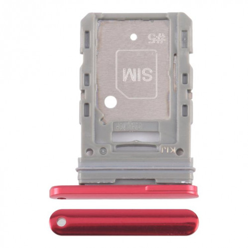 Pour Samsung Galaxy S20 FE SM-G780F Plateau de carte SIM d'origine (rouge) SH375R1456-04
