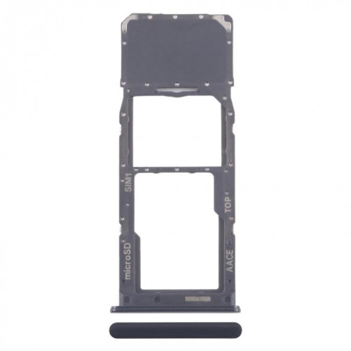 Pour Samsung Galaxy A13 SM-A135 Plateau de carte SIM d'origine (noir) SH376B163-04