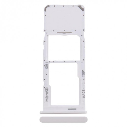 Pour Samsung Galaxy A13 SM-A135 Plateau de carte SIM d'origine (blanc) SH376W438-04
