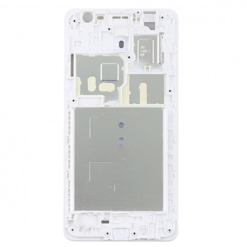 Boîtier LCD pour cadre avant pour Galaxy J3 Pro (Blanc) SH568W1668-06