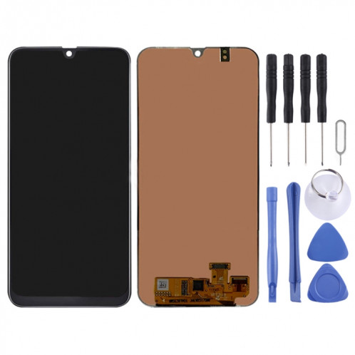 Écran LCD Super AMOLED d'origine pour Galaxy A20 avec assemblage complet du numériseur (noir) SH430B1682-06