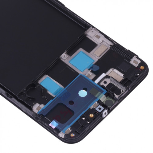 Pour Galaxy A20 SM-A205F/DS, A205FN, A205GN/DS, A205YN, A205G/DS Boîtier avant LCD Frame Bezel Plate (Noir) SH623B1272-06