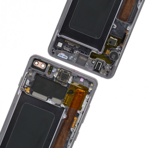 Écran LCD Super AMOLED d'origine pour Samsung Galaxy S10+ Assemblage complet du numériseur avec cadre (Noir) SH676B107-05