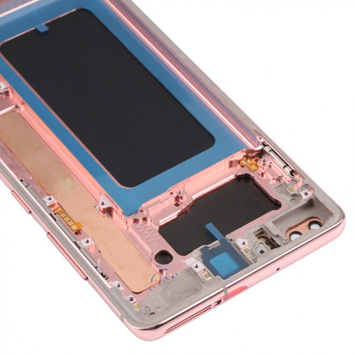 Écran LCD Super AMOLED d'origine pour Samsung Galaxy S10+ Assemblage complet du numériseur avec cadre (Rose) SH676F475-05