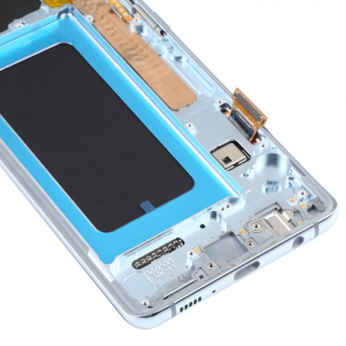 Écran LCD Super AMOLED d'origine pour Samsung Galaxy S10+ Assemblage complet du numériseur avec cadre (Bleu) SH676L1663-05