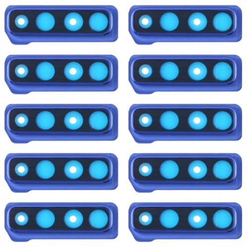 Pour Galaxy A9 (2018) A920F/DS 10 pièces Couvercle d'objectif d'appareil photo (Bleu) SH360L1780-05