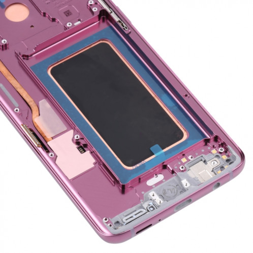 Écran LCD Super AMOLED d'origine pour Galaxy S9 / G960F / DS / G960U / G960W / G9600 Assemblage complet du numériseur avec cadre (Violet) SH460P458-05