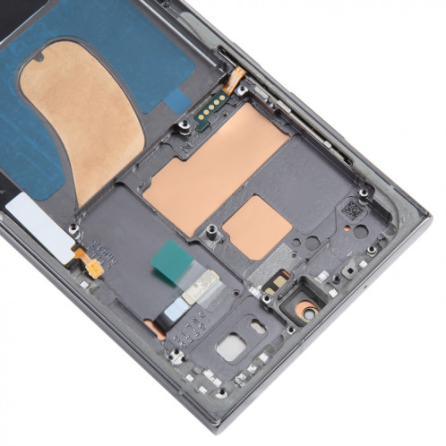 Pour Samsung Galaxy S23 Ultra SM-S918U édition américaine écran LCD d'origine numériseur assemblage complet avec cadre (vert) SH621G82-07