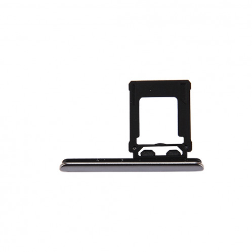 iPartsAcheter pour Sony Xperia XZ Premium (Version SIM unique) Micro SD Carte Plateau + Carte Slot Port Dust Plug (Argent) SI699S628-04