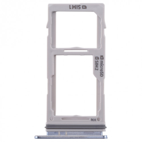 Pour Galaxy S10+ / S10 / S10e Plateau de carte SIM + Plateau de carte SIM / Plateau de carte Micro SD (Bleu) SH335L1161-05