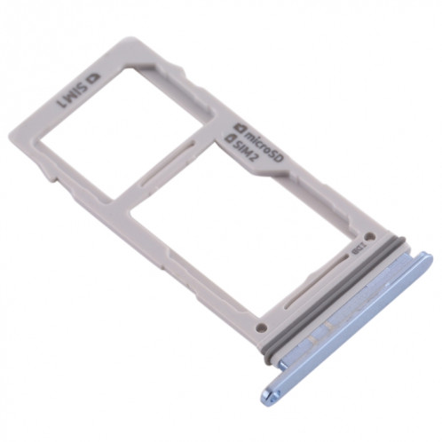 Pour Galaxy S10+ / S10 / S10e Plateau de carte SIM + Plateau de carte SIM / Plateau de carte Micro SD (Bleu) SH335L1161-05