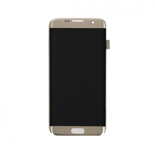 iPartsAcheter pour Samsung Galaxy S7 Bord / G9350 / G935F / G935A / G935V Écran LCD Original + Écran Tactile Digitizer Assemblée (Or) SI01JL1831-04