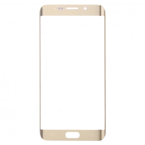 iPartsAcheter pour Samsung Galaxy S6 Edge + / G928 Lentille extérieure en verre (Gold) SI55JL994-05