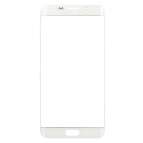 iPartsAcheter pour objectif Samsung Galaxy S6 Edge + / G928 écran extérieur en verre (blanc) SI55WL1053-05