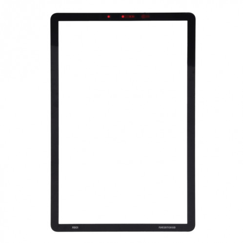 Pour Galaxy Tab S4 10.5 / SM-T830 / T835 Lentille extérieure en verre de l'écran avant (noir) SH625B267-06