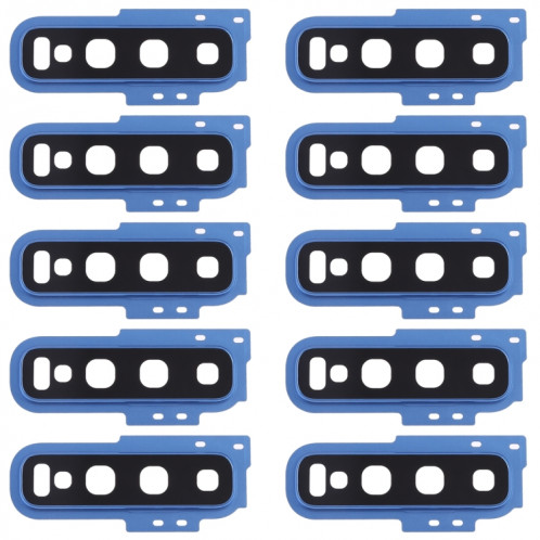 Pour Galaxy S10 10 pièces Couvercle d'objectif d'appareil photo (Bleu) SH627L1586-04