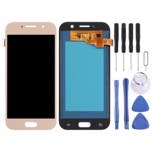 Écran LCD TFT pour Galaxy A5 (2017), A520F, A520F/DS, A520K, A520L, A520S avec assemblage complet du numériseur (matériau TFT) (Or) SH73JL653-06