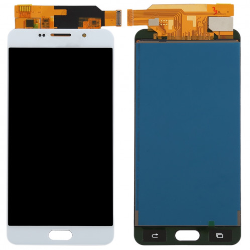 Ecran LCD et assemblage complet du numériseur (matériau TFT) pour Galaxy A7 (2016), A710F, A710F / DS, A710FD, A710M, A710M / DS, A710Y / DS, A7100 (Blanc) SH74WL1941-06