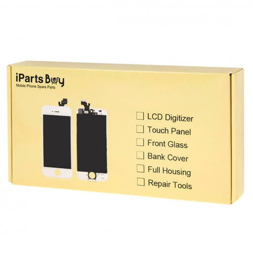iPartsAcheter pour Samsung Galaxy On5 / G550 couvercle arrière de la batterie (blanc) SI06WL1867-07
