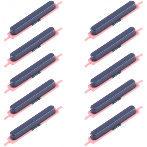 Pour Samsung Galaxy A15 5G SM-A156B 10 pièces bouton d'alimentation et bouton de contrôle du volume d'origine (noir) SH022B395-05