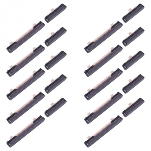 Pour Samsung Galaxy S24 + SM-S926B 10 pièces bouton d'alimentation et bouton de contrôle du volume d'origine (noir) SH025B1179-05