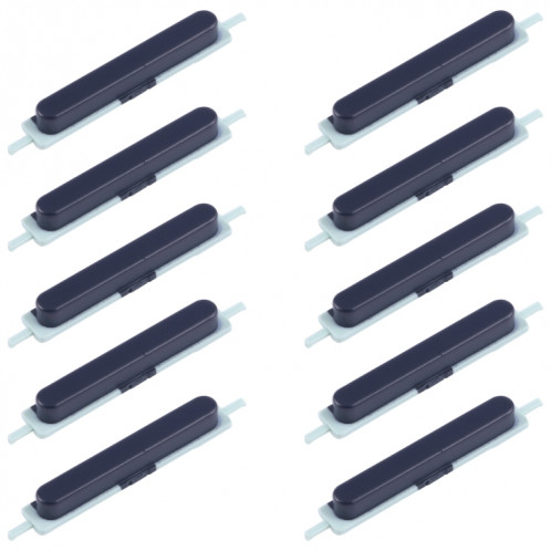 Pour Samsung Galaxy A15 4G SM-A155F 10 pièces bouton d'alimentation et bouton de contrôle du volume d'origine (noir) SH027B483-05