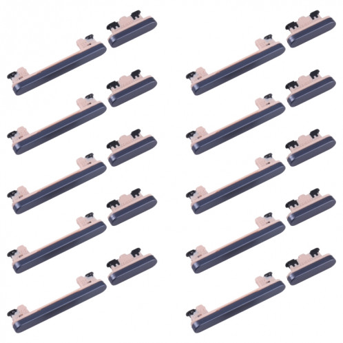 Pour Samsung Galaxy A55 SM-A556B 10 pièces Bouton d'alimentation et bouton de contrôle du volume d'origine (bleu) SH035L1281-05