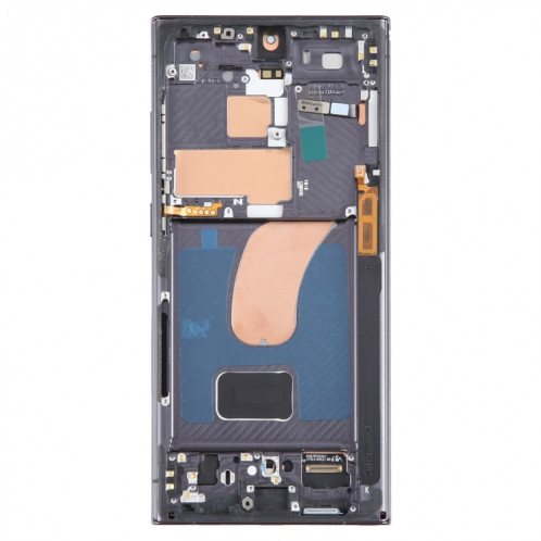 Pour Samsung Galaxy S23 Ultra 5G SM-S918U édition américaine OLED LCD écran numériseur assemblage complet avec cadre (noir) SH111B1110-07