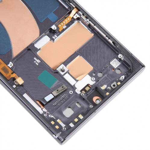 Pour Samsung Galaxy S23 Ultra 5G SM-S918U édition américaine OLED LCD écran numériseur assemblage complet avec cadre (noir) SH111B1110-07
