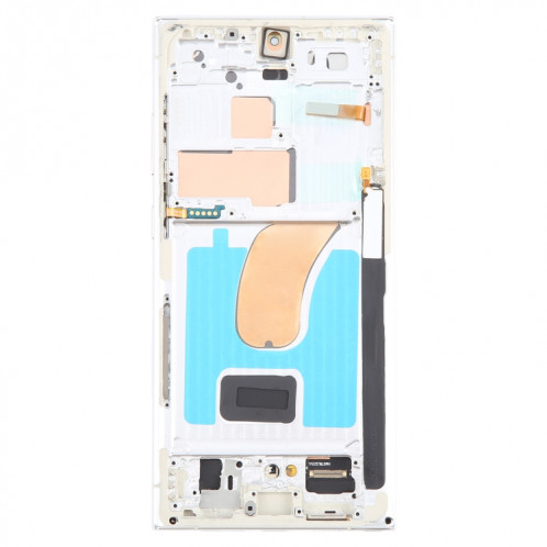 Pour Samsung Galaxy S23 Ultra 5G SM-S918U Édition US 6,78 pouces OLED LCD Écran Numériseur Assemblage Complet avec Cadre (Argent) SH111S1076-07