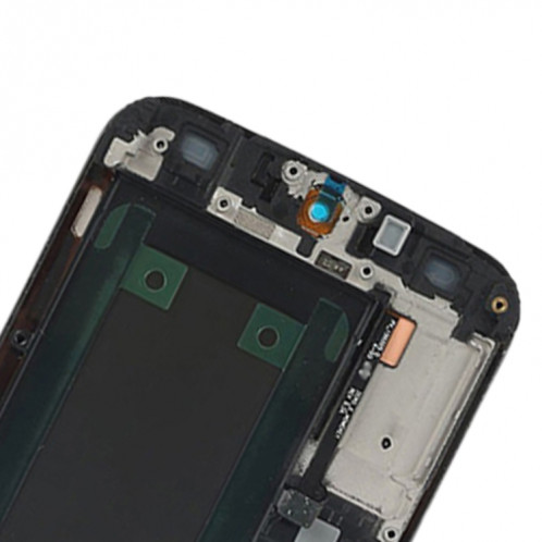 Écran LCD Super AMOLED d'origine pour Samsung Galaxy S6 Edge SM-G925F Assemblage complet du numériseur avec cadre (Noir) SH172B960-05