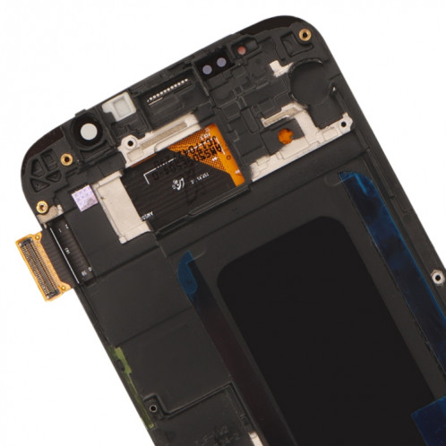 Écran LCD Super AMOLED d'origine pour Samsung Galaxy S6 SM-G920F Assemblage complet du numériseur avec cadre (Or) SH173J1063-05