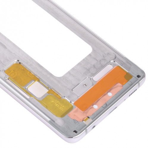 Pour Samsung Galaxy S10+ Plaque de cadre central avec touches latérales (Argent) SH388S869-06