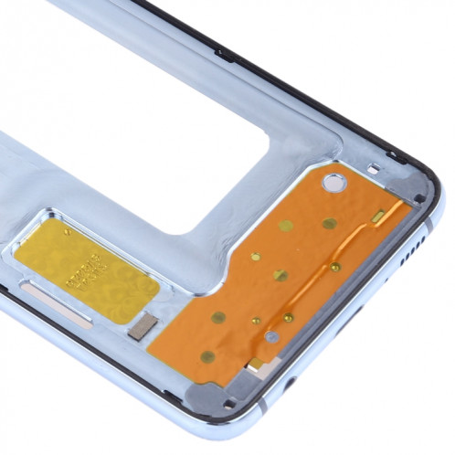Pour Samsung Galaxy S10e SM-G970F/DS, SM-G970U, SM-G970W Plaque de cadre central avec touches latérales (Bleu) SH389L1257-06