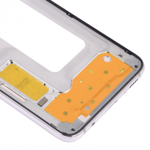 Pour Samsung Galaxy S10e SM-G970F/DS, SM-G970U, SM-G970W Plaque de cadre central avec touches latérales (Blanc) SH389W299-06