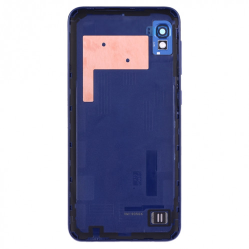 Coque arrière de batterie pour Galaxy A10 SM-A105F/DS, SM-A105G/DS avec objectif d'appareil photo et touches latérales (bleu) SH93LL210-06