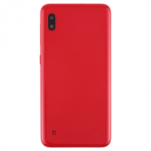 Coque arrière de batterie pour Galaxy A10 SM-A105F/DS, SM-A105G/DS avec objectif d'appareil photo et touches latérales (rouge) SH93RL1590-06