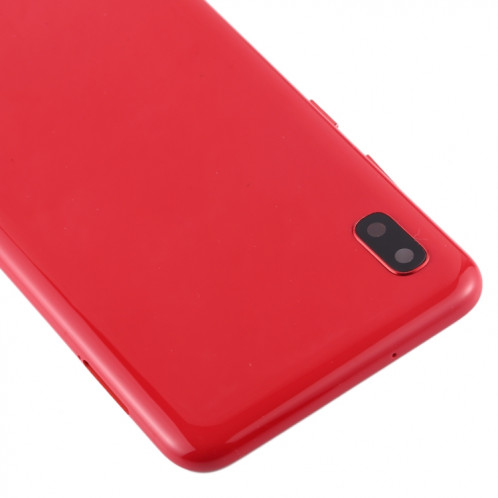 Coque arrière de batterie pour Galaxy A10 SM-A105F/DS, SM-A105G/DS avec objectif d'appareil photo et touches latérales (rouge) SH93RL1590-06