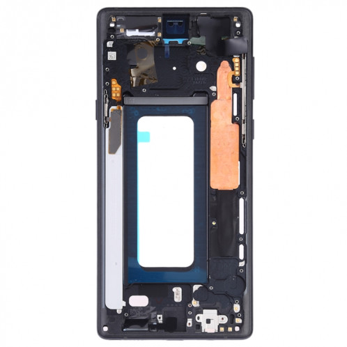 Pour Samsung Galaxy Note9 SM-N960F/DS, SM-N960U, SM-N9600/DS Plaque de cadre intermédiaire avec touches latérales (Noir) SH394B1711-06