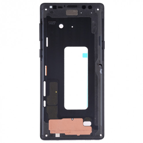 Pour Samsung Galaxy Note9 SM-N960F/DS, SM-N960U, SM-N9600/DS Plaque de cadre intermédiaire avec touches latérales (Noir) SH394B1711-06