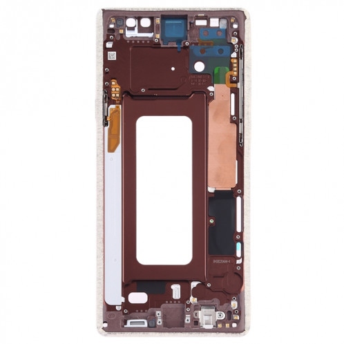 Pour Samsung Galaxy Note9 SM-N960F/DS, SM-N960U, SM-N9600/DS Plaque de cadre intermédiaire avec touches latérales (Or) SH394J596-06