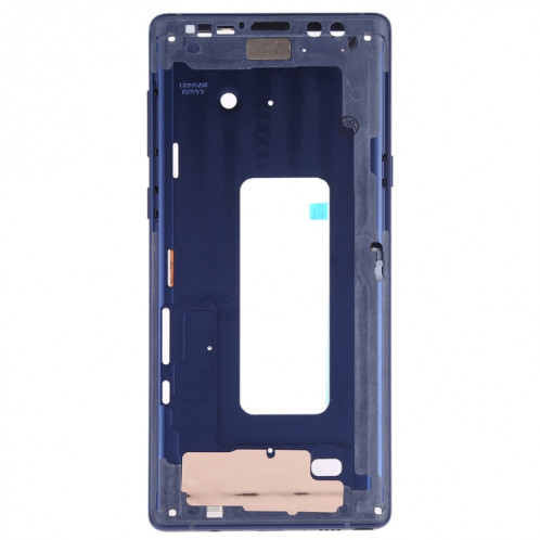 Pour Samsung Galaxy Note9 SM-N960F/DS, SM-N960U, SM-N9600/DS Plaque de cadre intermédiaire avec touches latérales (Bleu) SH394L1017-06