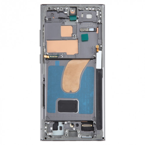 Pour Samsung Galaxy S23 Ultra SM-S918B Écran LCD d'origine numériseur complet avec cadre (vert) SH432G420-07