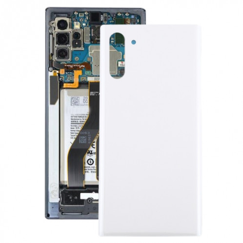 Pour le couvercle arrière de la batterie Galaxy Note 10 (blanc) SH10WL695-06