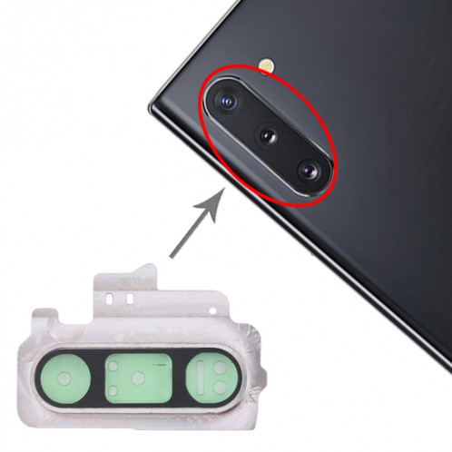 Pour Galaxy Note 10 10 pièces Couvercle d'objectif d'appareil photo (Argent) SH612S201-05