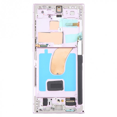 Pour Samsung Galaxy S23 Ultra 5G SM-S918B EU Edition 6,78 pouces OLED LCD Écran Numériseur Assemblage Complet avec Cadre (Violet) SH680P1835-07