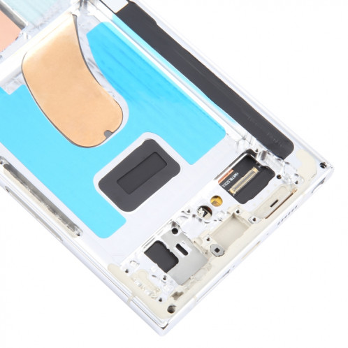 Pour Samsung Galaxy S23 Ultra 5G SM-S918B EU Edition 6,78 pouces OLED LCD Écran Numériseur Assemblage Complet avec Cadre (Argent) SH680S337-07