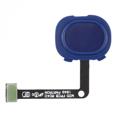 Pour câble flexible du capteur d'empreintes digitales Galaxy M20 (bleu) SH875L810-05
