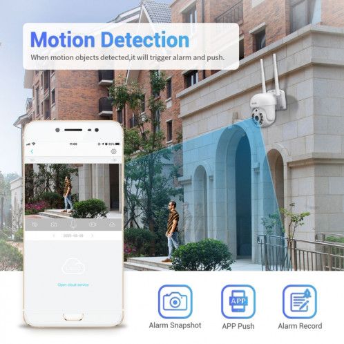 Escam WNK714 3.0 millions de pixels Kit de surveillance sans fil HD à 4 canaux 4 canaux SE00AU892-014