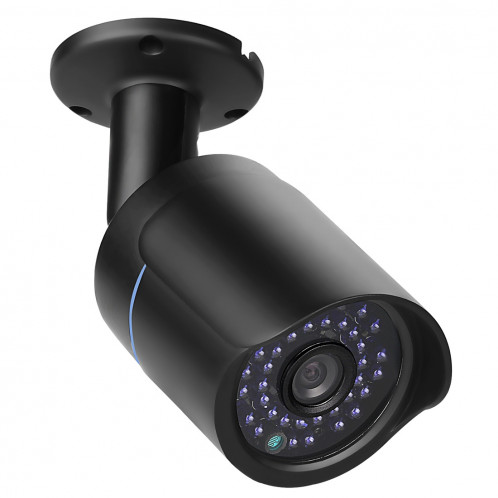 COTIER A8B5-Mini 8 canaux 1080P 2,0 mégapixels 8 x caméras AHD Bullet Kit mini AHD DVR, support de vision nocturne / détection de mouvement, distance IR: 20 m (noir) SC247B1619-021